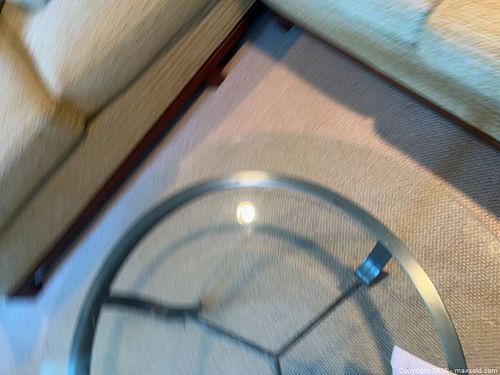 Glass coffee table—  (1 of 7)