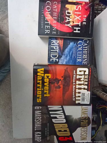 Lot of 4 Hardcover Thriller & Mystery Books (1 of 3)