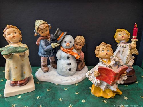 Goebel/Hummel Figurine Lot of 4 with Roman Base Sticker (1 of 8)