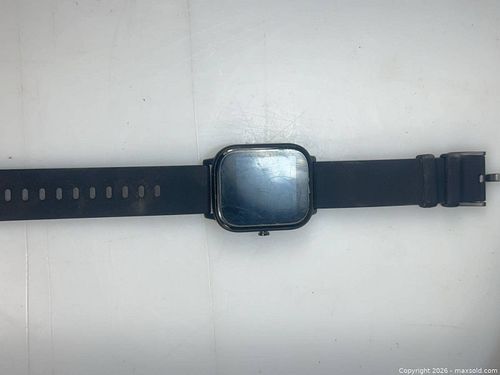 Unbranded Black Smartwatch with Silicone Band 40-45mm (1 of 3)