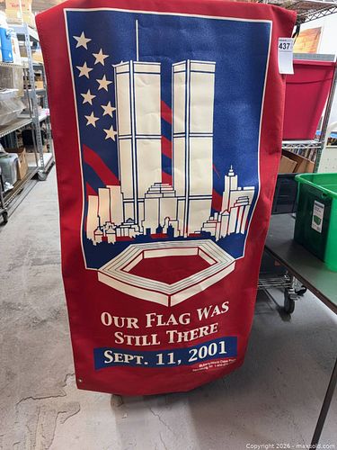 Patriotic Sept. 11, 2001 Memorial Banner by Liberty / World Class Flags (1 of 3)