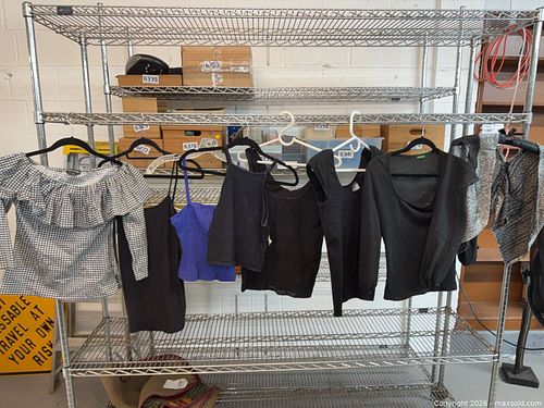 Women's Mixed Tops, Small - Black/Purple/Multi-color (1 of 6)