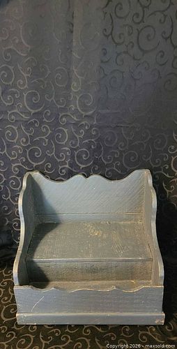 Blue Crate Tabletop Shelf (1 of 9)