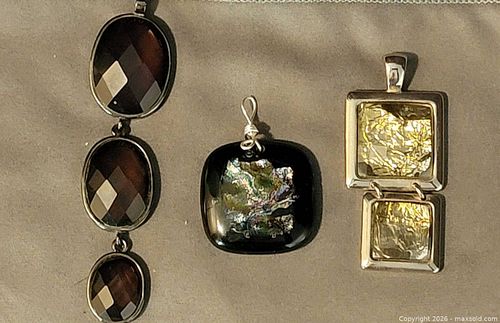 Three sparkly pendants (1 of 11)