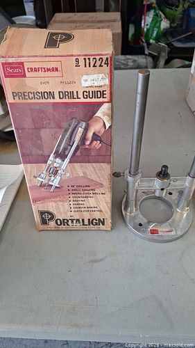 Vintage Craftsman Portalign Precision Drill Guide Base (1 of 8)