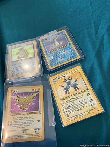 4 WOTC 1999/2000 Pokemon Holo Rare Cards (1 of 3)