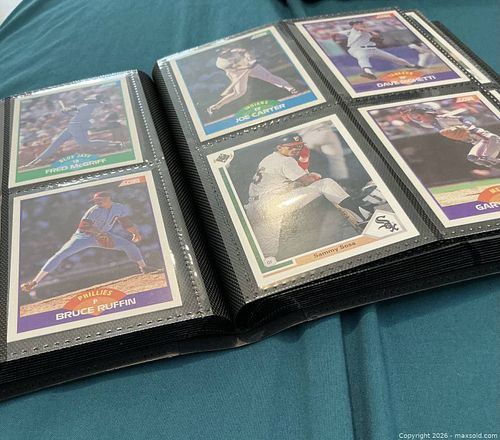 Binder of over a Hundred Baseball Cards (1 of 5)