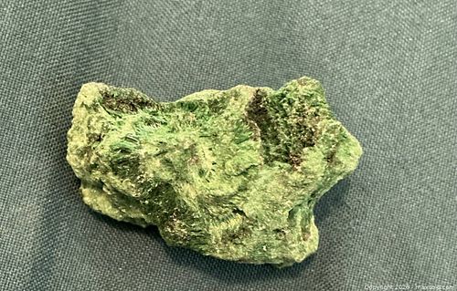 Green Malachite rock crystal stone (1 of 3)