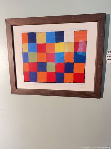 Paul Klee Farbtäfel / Farbtafel 1930 Framed Art Print A (1 of 7)
