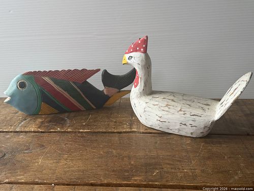 vintage wooden folk art (1 of 4)