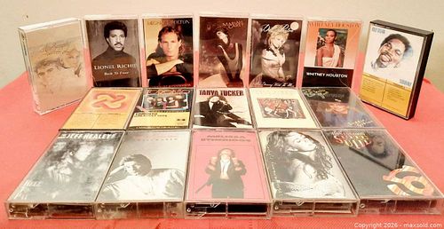 Premium Collection of 17 Rock Cassette Tapes-Whitney Houston, Mariah Carey, Michael Bolton (1 of 7)