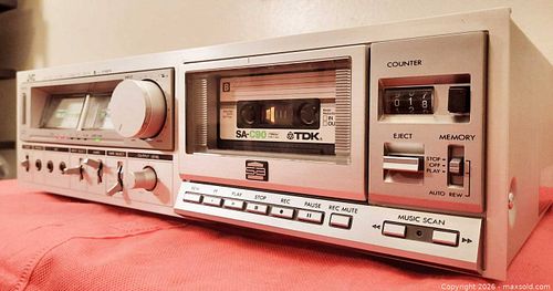 Serviced-CD Quality Playback+Recording-JVC KD-A55 A55C A55J A55D STEREO Cassette Deck-NM (1 of 19)