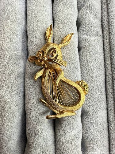 Monet Gold-Tone Brooch Pin, About 2 in (1 of 5)