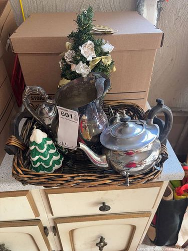 Silver-Plated Victorian Tea Set and More B (1 of 17)