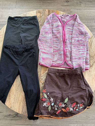 Girls' Size 7-8 Multi-Item Clothing Lot — Tops & Bottoms (1 of 3)