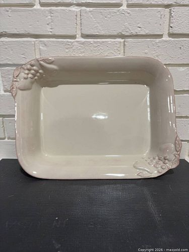 Casafina Casa Stone Madeira Harvest Ceramic Serving Platter 15in (1 of 6)