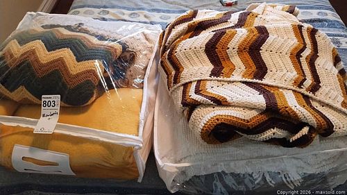 Knit Acrylic Throw Blankets B (1 of 8)