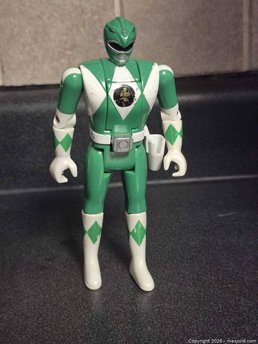 1993 Bandai Mighty Morphin Power Rangers Flip Head Green Ranger Tommy  (1 of 5)