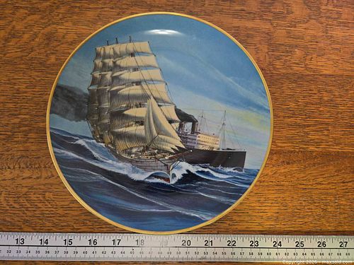 Collector plate titled "The Aging Victor" (1 of 5)