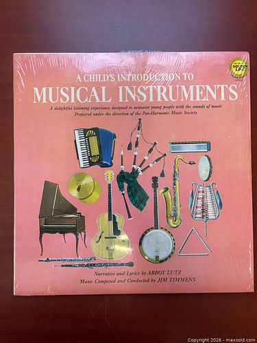 Vintage A Child's Introduction to Musical Instruments Children's Educational Vinyl Record LP - Golden LP (Tested & Working) (1 of 3)