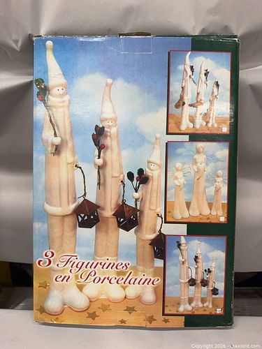 Holiday Time Christmas Porcelain Figurines, Stickers & Wrapping Paper (1 of 4)