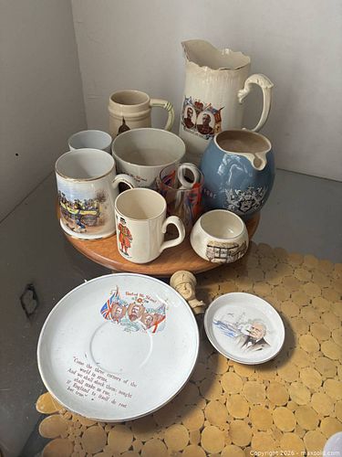 Lot of Early 20th Century BOAC Commemorative Ceramic & Porcelain (1 of 17)