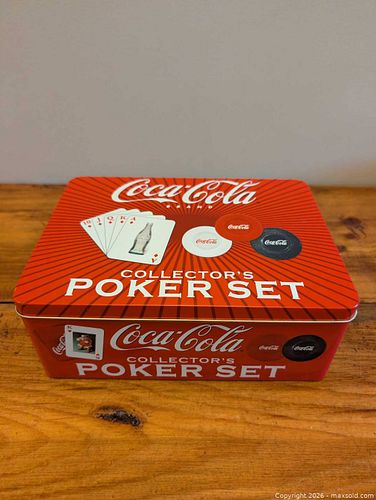 Coca-Cola Collector’s Poker Set in Tin (1 of 4)