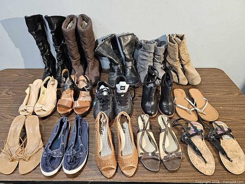 Women's Mixed Shoe Lot, Sizes 5–6, ~14 Pairs (1 of 12)