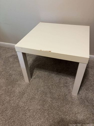 White IKEA Table (1 of 3)