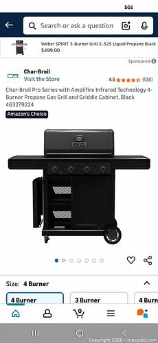 Char-Broil Pro Series 4-Burner Gas Grill — Black, Clean & Ready (1 of 4)