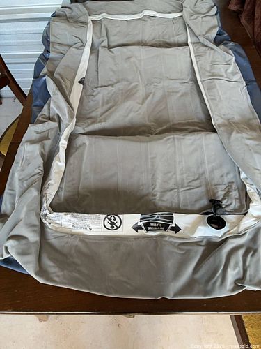 Ozark Trail Twin Air Mattress - Gray/Blue Flocked Top (1 of 4)