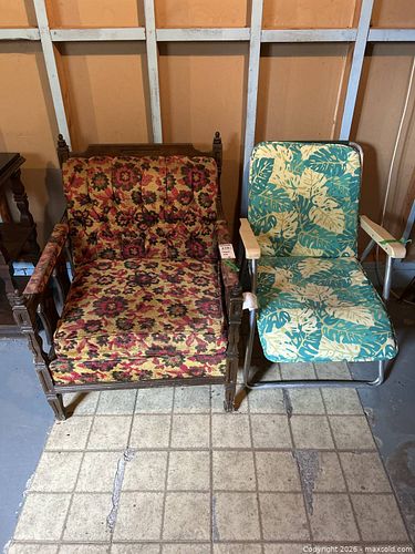 Armchair and Folding Chair (1 of 16)