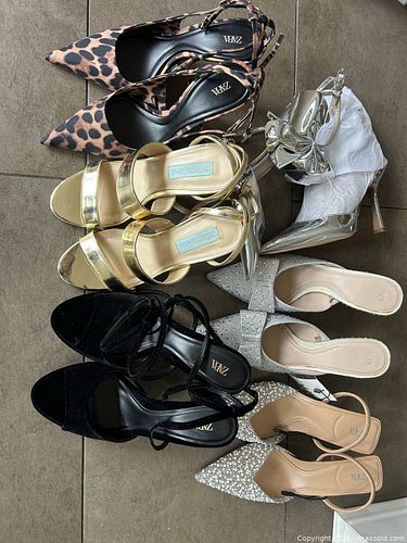 Ladies Heels, Mostly New, Size 7/7.5 (1 of 3)