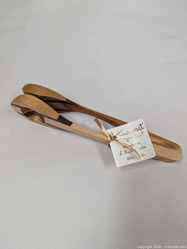 Handmade Quebec Folk Music Spoons, Wooden Pair (1 of 4)