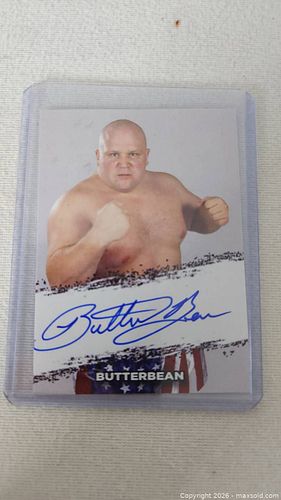 Autographed Butterbean Card (1 of 2)