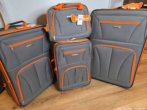 New Rockland Journey F32 4-Piece Luggage Set – Charcoal/Orange (1 of 20)
