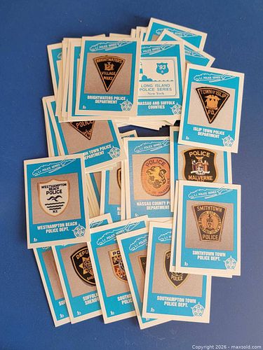 Vintage 1993 Long Island, New York Police Patches Trading Cards  (1 of 5)