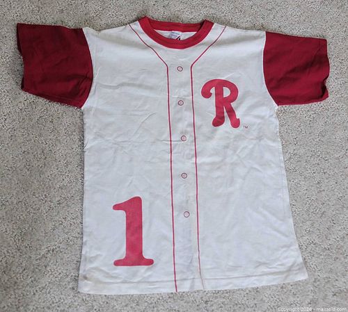 Vintage Reading Fighting Phillies Baseball Youth Shirt (1 of 4)