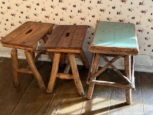 Rustic side tables (1 of 3)