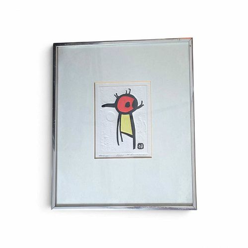 Vintage Abstract Signed Color Lithograph  (1 of 3)