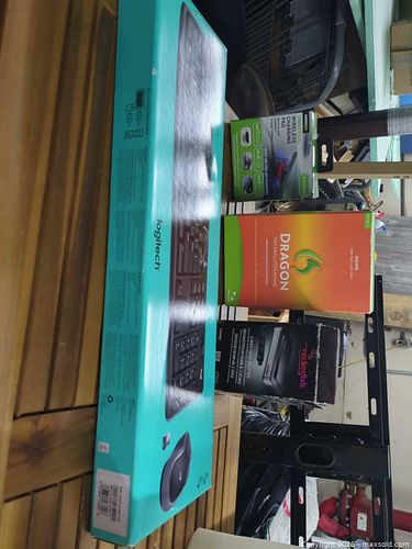 Lot: MK270 Wireless Combo, Dragon, PowerXcel Pad, HDMI Splitter (1 of 5)