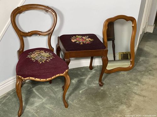Vintage French Revival-Style Furniture (1 of 17)