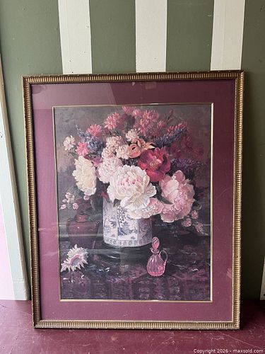 Framed Floral Still Life Reproduction Print, 30 x 36 in (1 of 3)