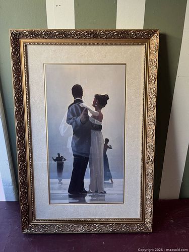 Framed Print — Dancing Couple, 21 x 31 in, Ornate Gold Frame (1 of 4)