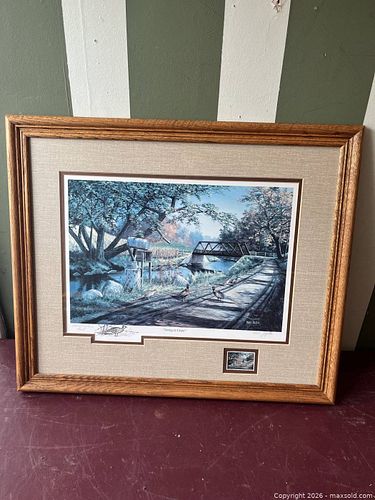 Ken Zylla Framed Commemorative Wildlife Print (20.5 x 24.5 in) (1 of 4)