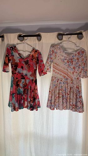 Two Toddler Dresses 2T Sootori Smile Floral & Abstract (1 of 6)