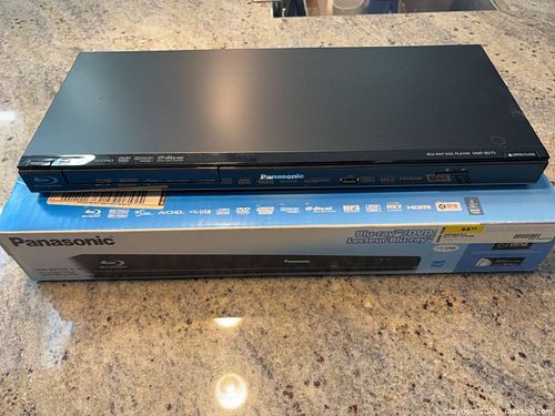 Panasonic DMP-BD75 Blu-ray DVD Player, Black (1 of 7)