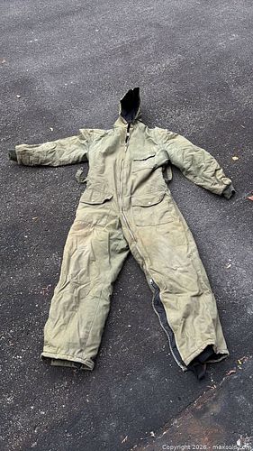 Nikaldi Sportswear Olive Green One-Piece Coverall Snowsuit (1 of 8)