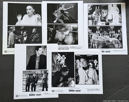 Romeo & Juliet Lot of 5 ORIGINAL Movie Photos Leonardo DiCaprio (1 of 2)
