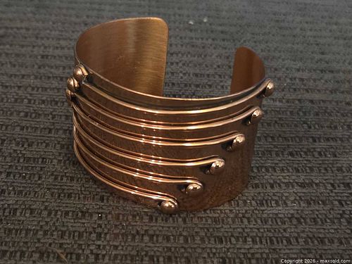 Large copper bracelet (1 of 3)